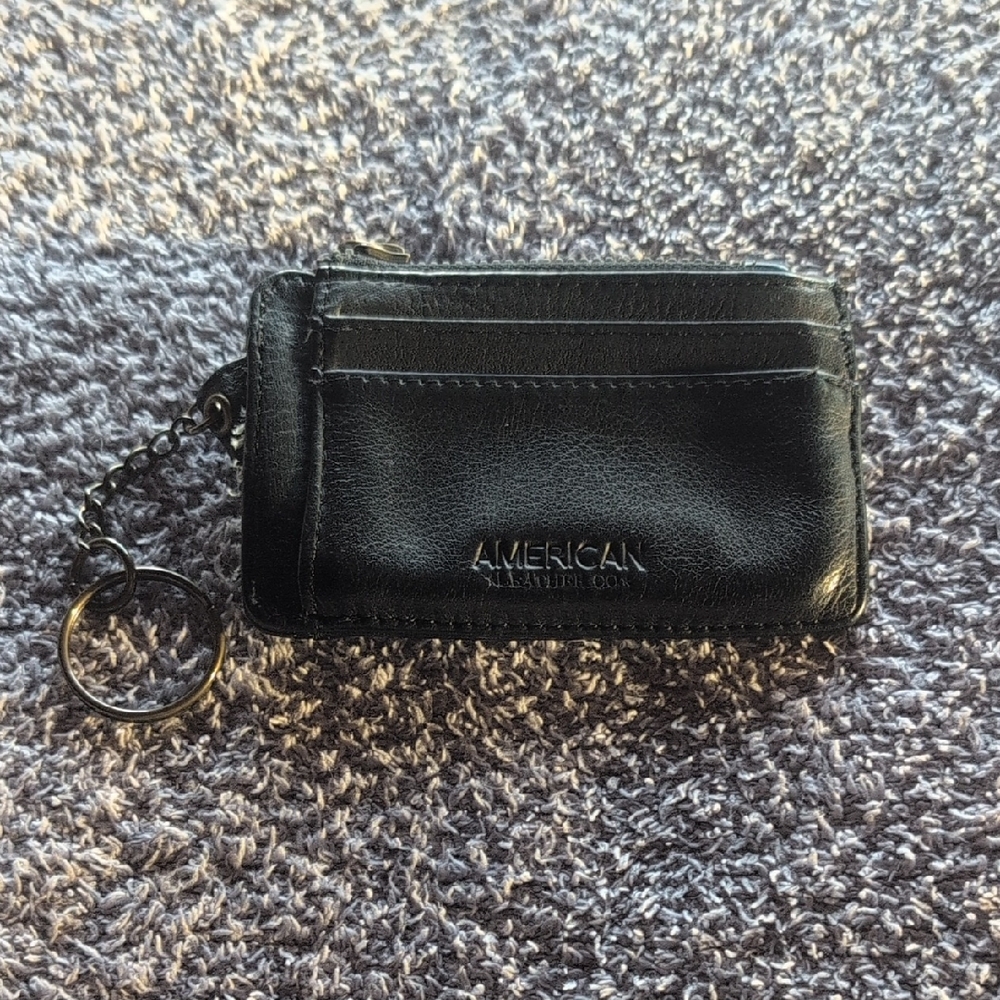 American Leather Co. Black Keychain Wallet